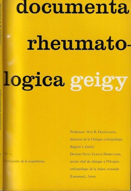 Documenta rheumatologica n. 13 - copertina