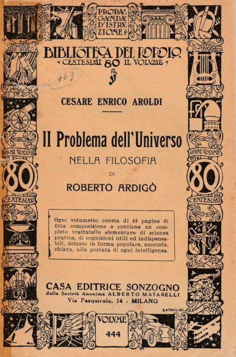 Il problema dell'Universo - copertina