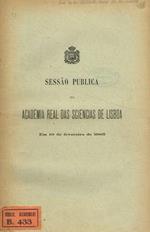 Sessao publica da Academia Real das sciencias de Lisboa em 19 de fevereiro de 1905