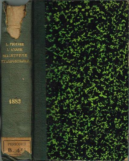 L' année Scientifique et Industrielle - Luigi Figuier - copertina