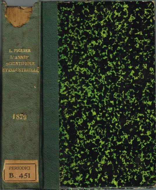 L' année Scientifique et Industrielle - Luigi Figuier - copertina