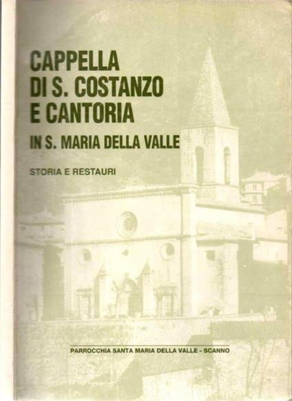 Cappella di S. Costanzo e Cantoria in S. Maria della Valle - copertina