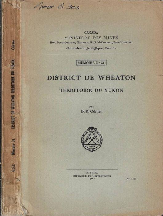 District de wheaton territoire du yukon - copertina