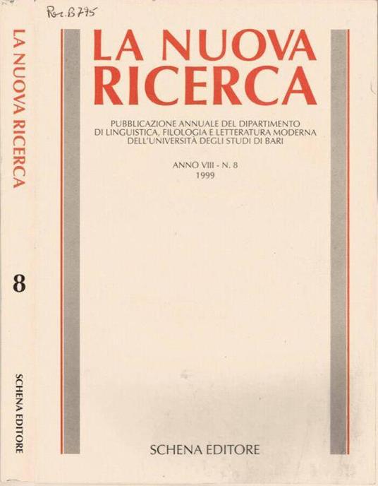 La nuova ricerca - copertina