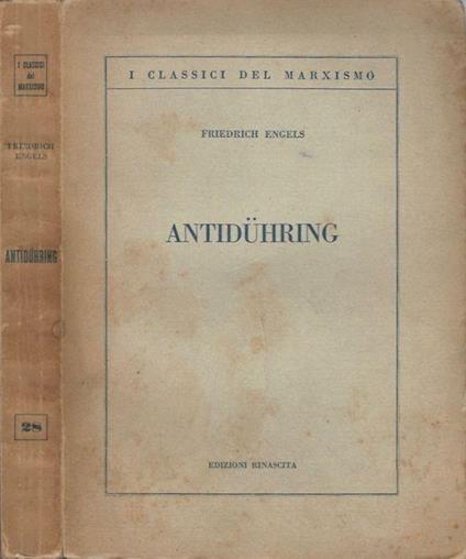Antidühring - Friedrich Engels - copertina