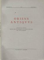 Oriens Antiquus Volume XX 1981 fascicolo 1