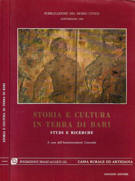 Storia e cultura in terra di Bari - copertina