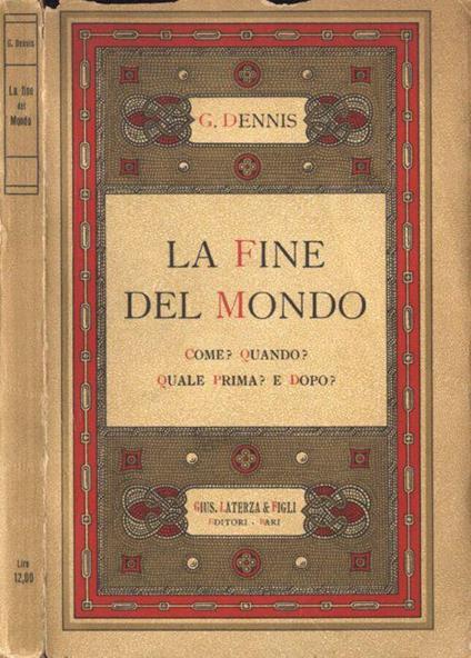 La fine del mondo - George Dennis - copertina