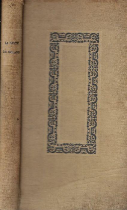 La geste de Roland - Marcel Thomas - copertina