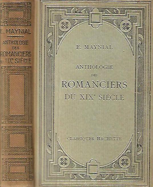 Anthologie des Romanciers du XX Siecle - Edouard Maynial - copertina
