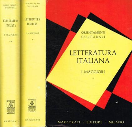 Letteratura italiana 2voll - copertina