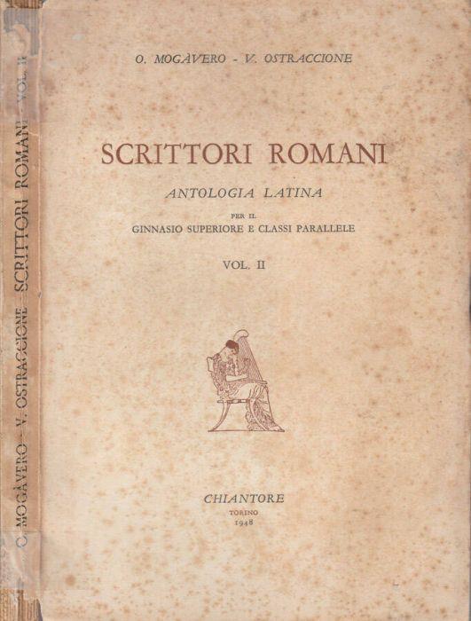 Scrittori romani vol II - copertina