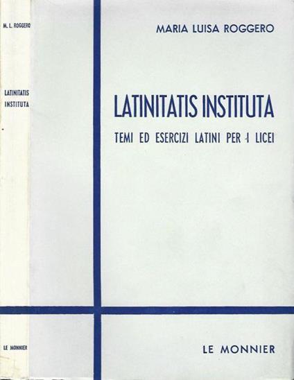 Latinitatis Instituta - copertina