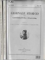 Giornale storico della letteratura italiana volume CLXXX 2003 Fasc. 589, 592