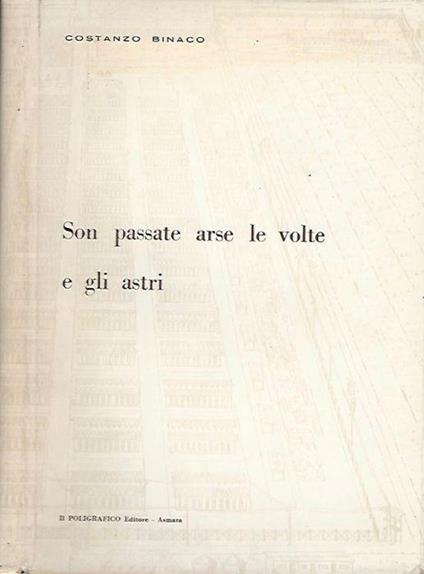 Son passate arse le volte e gli astri di: Costanzo Binaco - copertina