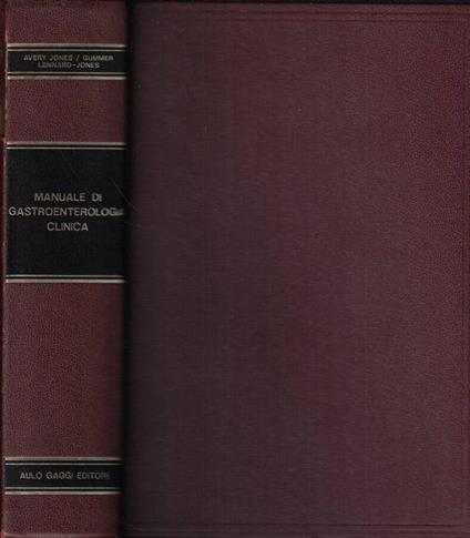 Manuale di gastroenterologia clinica - copertina