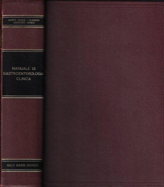 Manuale di gastroenterologia clinica - copertina