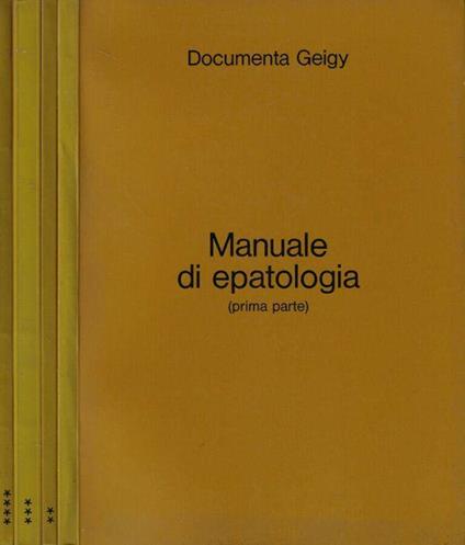 Manuale di epatologia - copertina