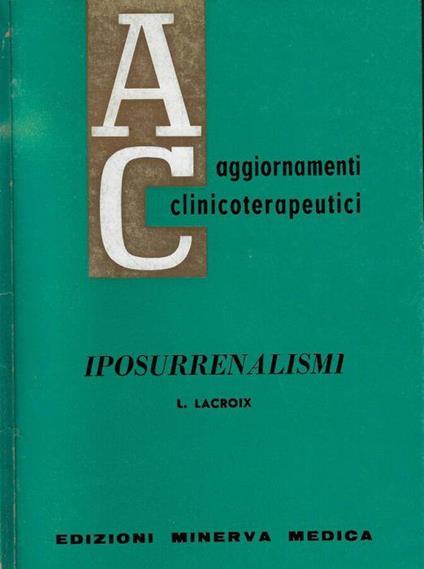 Iposurrenalismi - Louis Lacroix - copertina