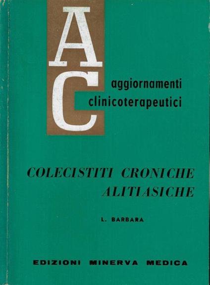 Colecistiti croniche alitiasiche - copertina