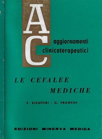 Le cefalee mediche - copertina