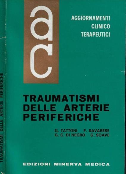 Traumatismi delle arterie periferiche - copertina