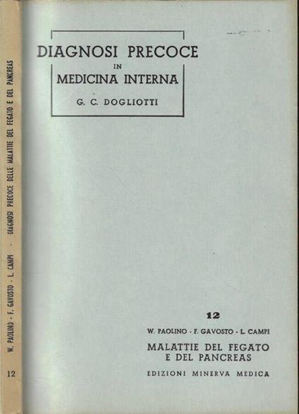 Malattie del fegato e del pancreas - W. Paolino - copertina