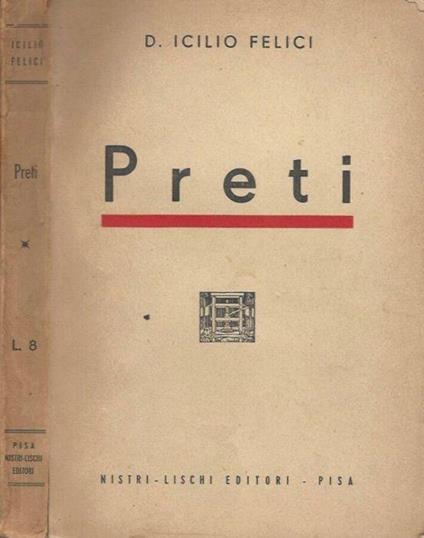 Preti - copertina