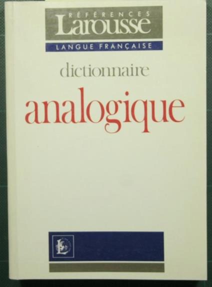 Nouveau dictionnaire analogique - copertina