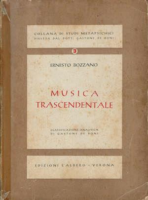 Musica Trascendentale - Ernesto Bozzano - copertina
