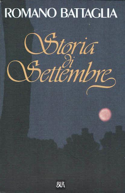 Storia di Settembre - Romano Battaglia - copertina
