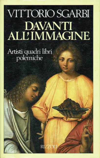 Davanti all'immagine - Vittorio Sgarbi - copertina