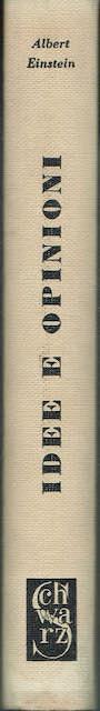 Idee e opinioni - Albert Einstein - copertina