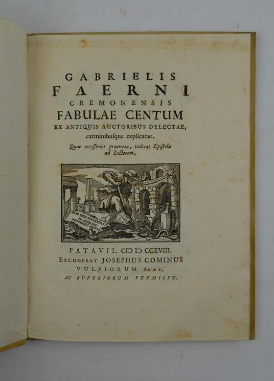 Fabulae centum ex antiquis auctoribus delectae, carminibusque explicatae… - copertina