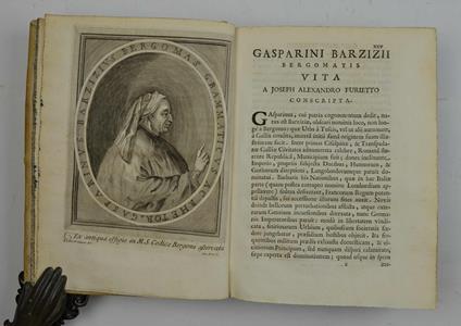 Gasparini Barzizii Bergomatis et Guiniforti filii Opera quorum pleraque ex mss. codicibus nunc primum in lucem eruta recensuit, ac edidit Joseph Alexander Furiettus Bergomas utriusque signaturæ referendarius, abbas SS. Simonis, & Judæ Bergomi, nec no - copertina