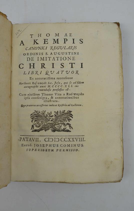 De Imitatione Christi. Libri quatuor… - copertina