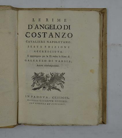 Le Rime... Sesta edizione… - copertina