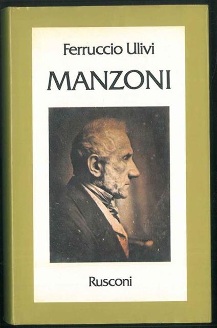 Manzoni - Ferruccio Ulivi - copertina
