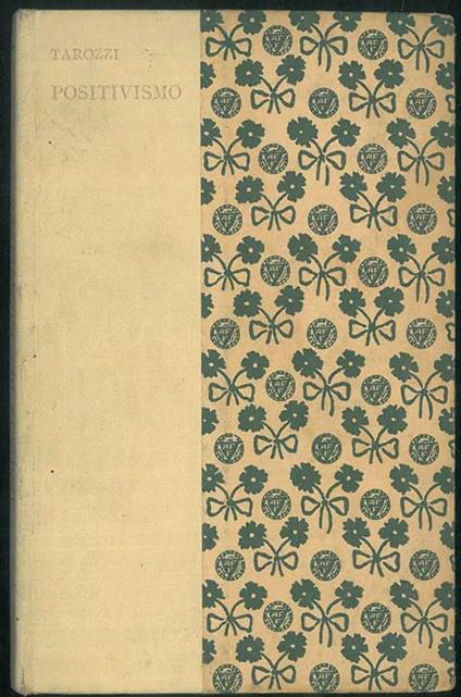 Apologia del positivismo - Giuseppe Tarozzi - copertina
