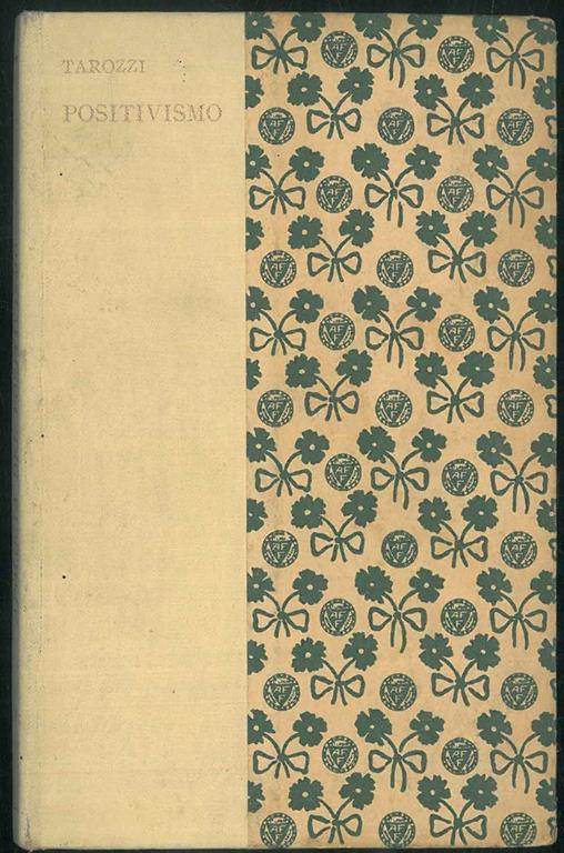 Apologia del positivismo - Giuseppe Tarozzi - copertina