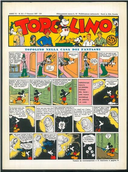 Topolino 1937-1,2,3,4. Grandi ristampe. Annata completa - Walt Disney - copertina