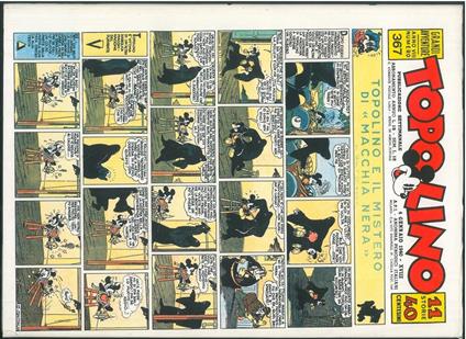 Topolino 1940-1,2,3,4. Grandi ristampe. Annata completa - Walt Disney - copertina