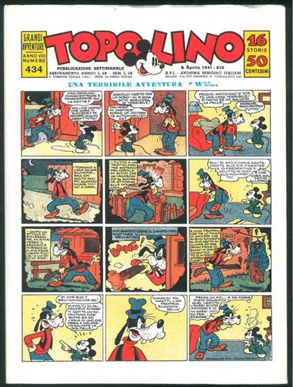 Topolino 1941-2. Grandi ristampe - Walt Disney - copertina
