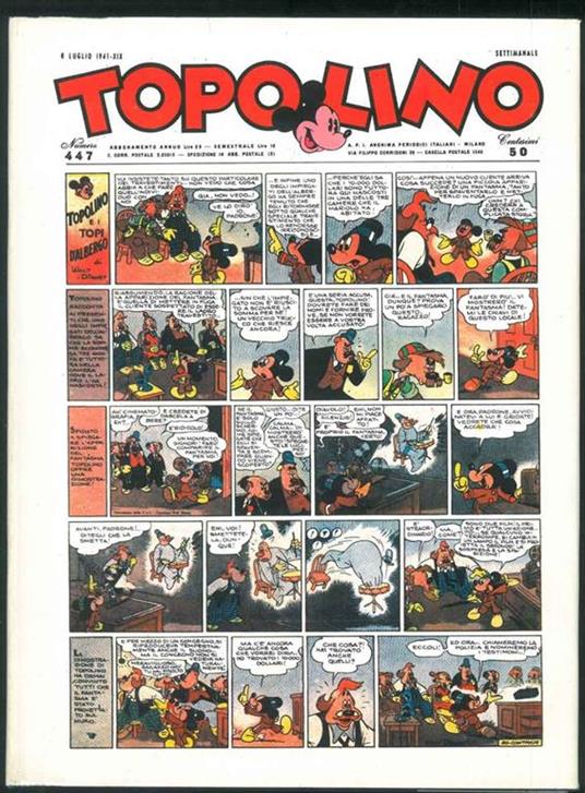 Topolino 1941-3. Grandi ristampe - Walt Disney - copertina