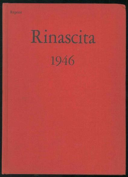 La Rinascita. 1946 - Palmiro Togliatti - copertina