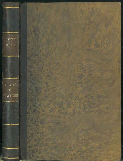 Traité élémentaire de statique, a l'usage des écoles de la marine. Cinquième éditon - Gaspard Monge - copertina
