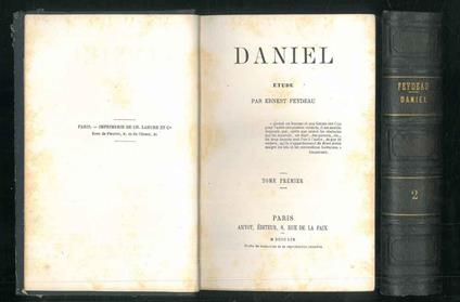 Daniel. Etude par Ernest Feydeau - Ernest Feydeau - copertina