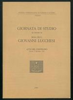 Giornata di studio in onore di Mons. Dott. Giovanni Lucchesi. Atti del convegno Faenza, 3 dicembre 1983