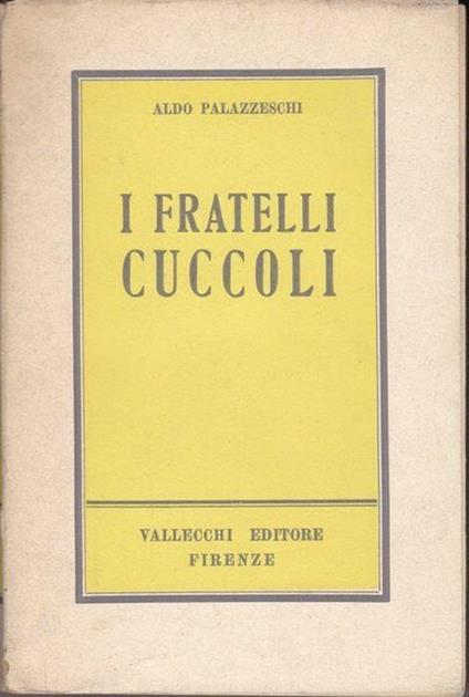I Fratelli Cuccoli - Aldo Palazzeschi - copertina
