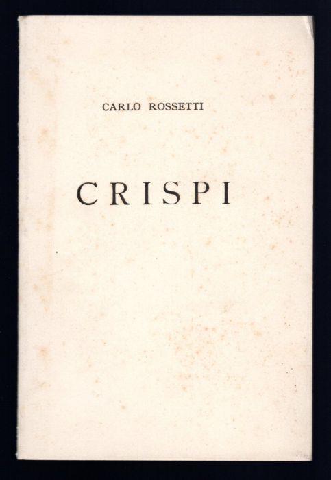 Crispi - Carlo Rossetti - copertina